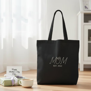 Mum Established New Mum Gift Tote Bag