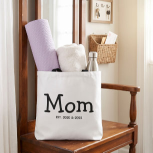 Mum Established New Mum Gift Tote Bag