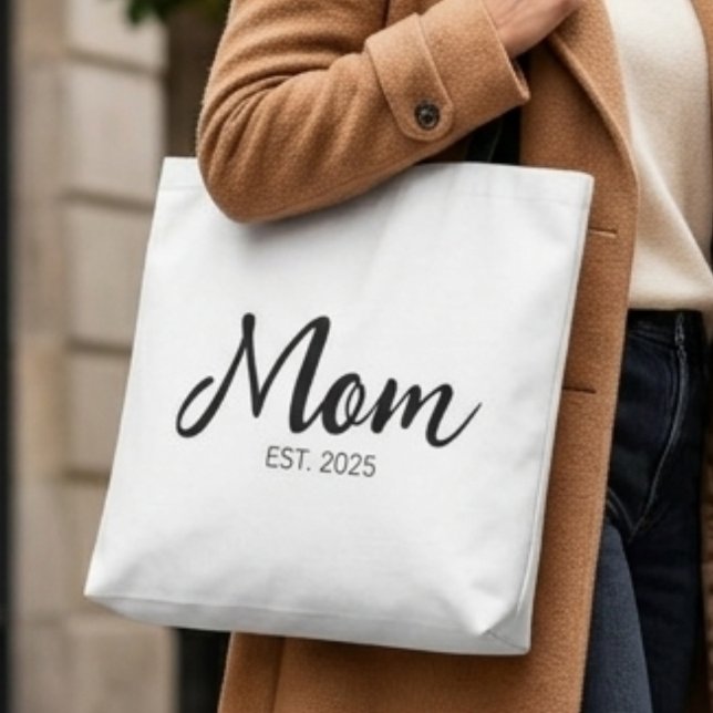 Mum Established New Mum Gift Tote Bag (Creator Uploaded)