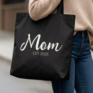 Mum Established New Mum Gift Tote Bag