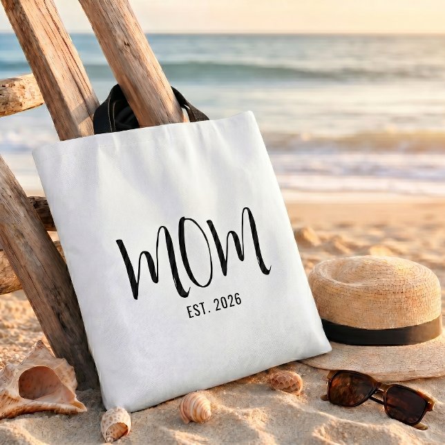 Mum Established New Mum Gift  Tote Bag (Creator Uploaded)