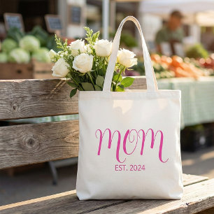 Mum Established New Mum Gift Tote Bag