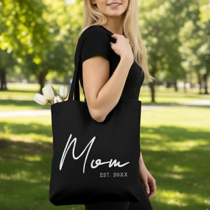 Mum Established New Mum Gift Tote Bag