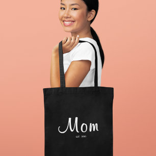 Mum Established New Mum Gift Tote Bag