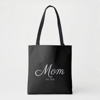 Mum Established New Mum Gift Tote Bag