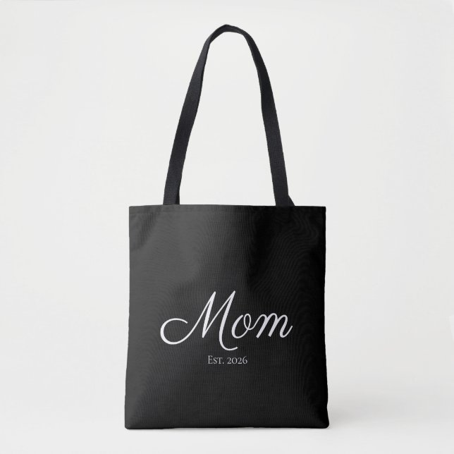 Mum Established New Mum Gift Tote Bag (Front)