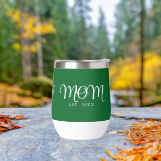 Mum Established New Mum Gift White Script