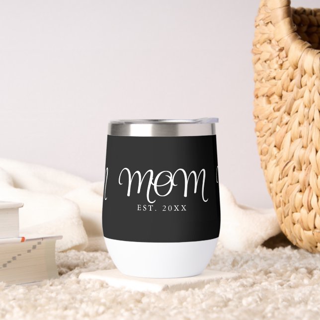 Mum Established New Mum Gift White Script (Living Room)