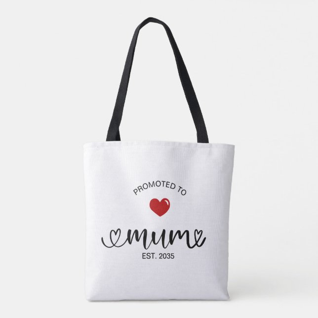 Mum Established New Mum Tote Bag (Back)