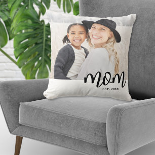 Mum Established Photo Gift Cushion