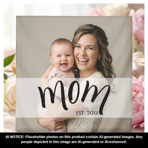 Mum Established Photo Gift for First Time Mum Magnet