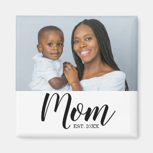Mum Established Photo Gift Magnet