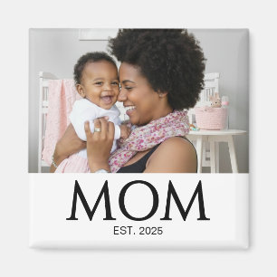 Mum Established Photo Gift Magnet