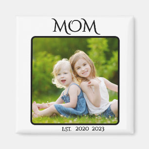 Mum Established Photo Gift Magnet