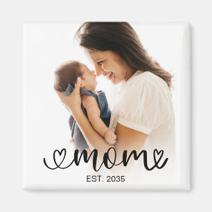 Mum Established Photo Gift Magnet