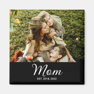 Mum Established Photo Gift Magnet