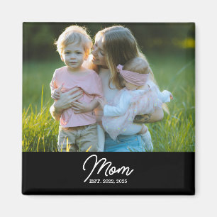 Mum Established Photo Gift Magnet