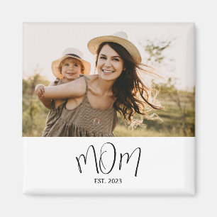 Mum Established Photo Gift Magnet