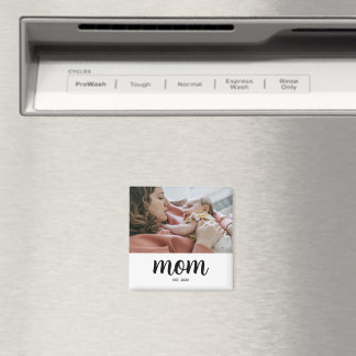 Mum Established Photo Gift Magnet