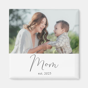 Mum Established Photo Gift Magnet