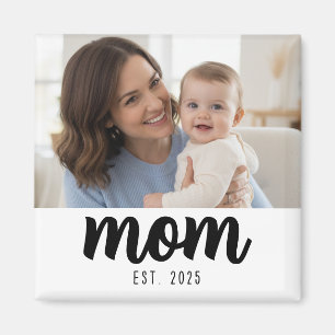 Mum Established Photo Gift  Magnet