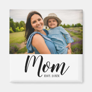 Mum Established Photo Gift Magnet