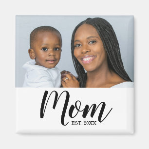 Mum Established Photo Gift Magnet