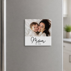 Mum Established Photo Gift Magnet