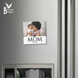 Mum Established Photo Gift Magnet