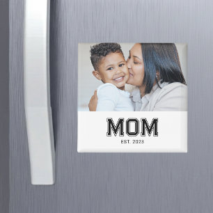 Mum Established Photo Gift Magnet