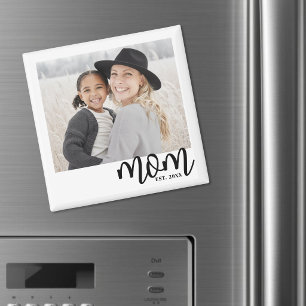 Mum Established Photo Gift Magnet