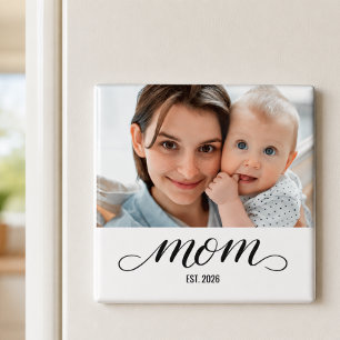 Mum Established Photo Gift  Magnet