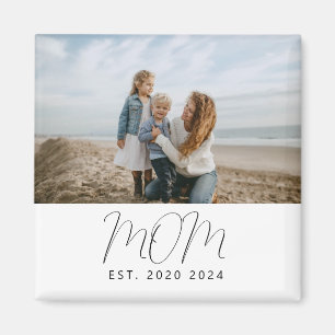 Mum Established Photo Gift Magnet