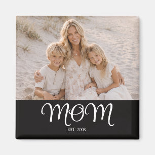 Mum Established Photo Gift Magnet