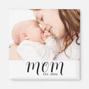 Mum Established Photo Gift Magnet