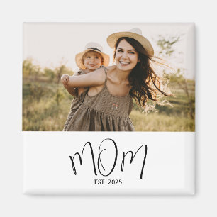 Mum Established Photo Gift Magnet
