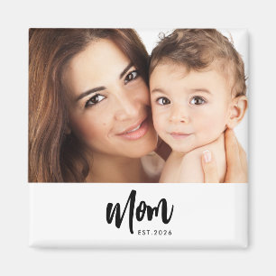 Mum Established Photo Gift Magnet