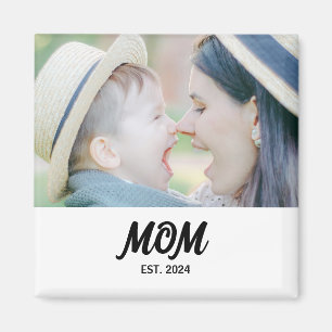 Mum Established Photo Gift Magnet