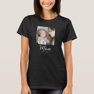 Mum Established Photo Mother’s Day T-Shirt