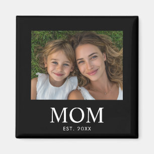 Mum Established Photo Mother's Day Magnet