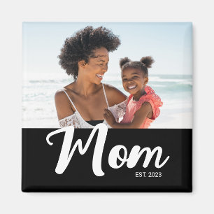 Mum Established Photo Mother's Day Magnet