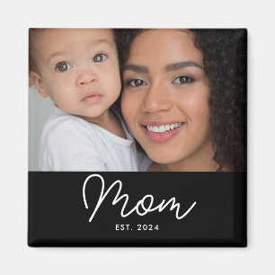 Mum Established Photo Mother's Day Magnet