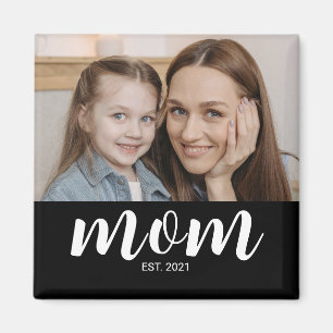 Mum Established Photo Mother's Day Magnet