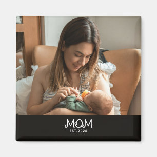 Mum Established Photo Mother's Day Magnet
