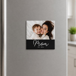 Mum Established Photo Mother's Day Magnet