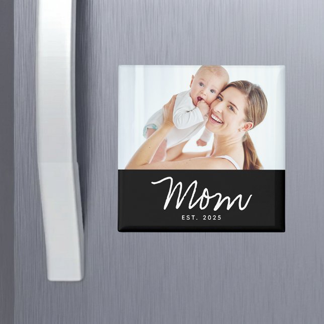 Mum Established Photo Mother's Day Magnet (Creator Uploaded)