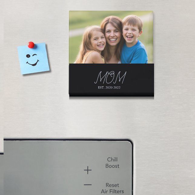 Mum Established Photo Mother's Day  Magnet (Creator Uploaded)