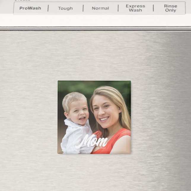 Mum Established Photo Mother's Day Magnet (Creator Uploaded)