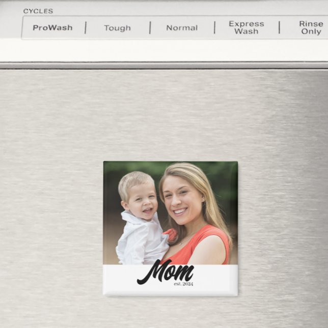 Mum Established Photo Mother's Day Magnet (Creator Uploaded)