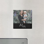 Mum Established Photo Mother's Day  Magnet<br><div class="desc">Celebrate the year she officially became a Mum with this stylish and thoughtful magnet. Featuring a modern, clean design, the word "Mum" is boldly displayed with "Est." followed by the customisable year. Your favourite mum photo completes the design in a large format that takes centre stage. It's the perfect gift...</div>